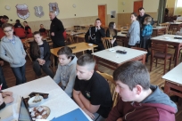 Uczniowie podczas testów